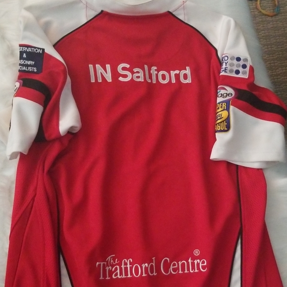 Manchester Salford Red Devils Rugby Jersey - Picture 4 of 4